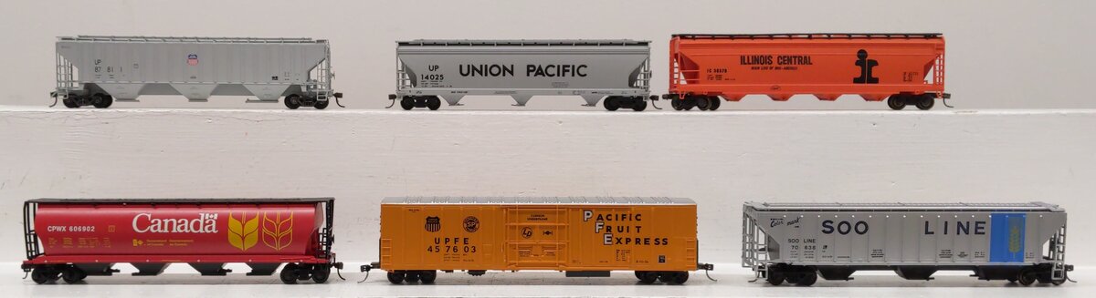 AHM, Accurail & Other Ho Scale Assorted Freight Cars [6] EX
