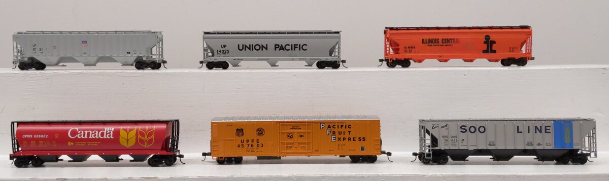AHM, Accurail & Other Ho Scale Assorted Freight Cars [6] EX
