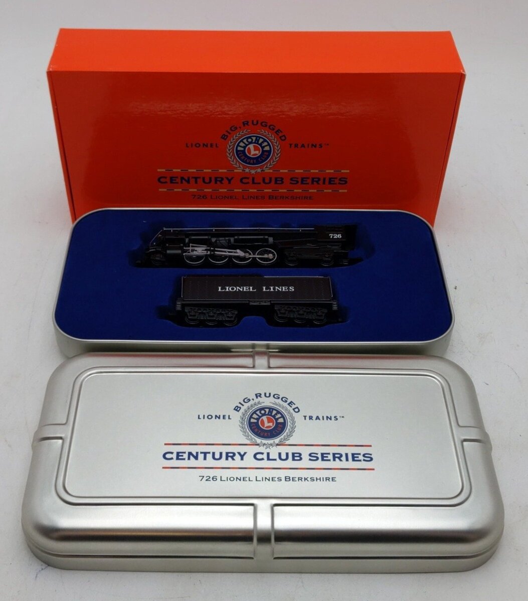 Lionel 7-93002 Century Club Lionel Lines Berkshire Steam Loco & Tender #726 LN/Box
