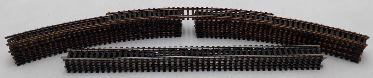 Atlas HO Scale Assorted Curved and Straight Track Sections [22] EX