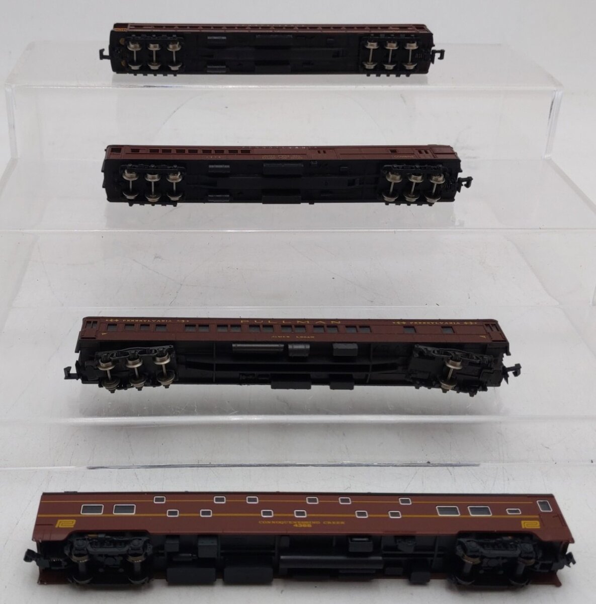 Lima, Atlas & Kato N Scale Assorted Passenger Cars: #1376, 4366, 1919 [4] EX