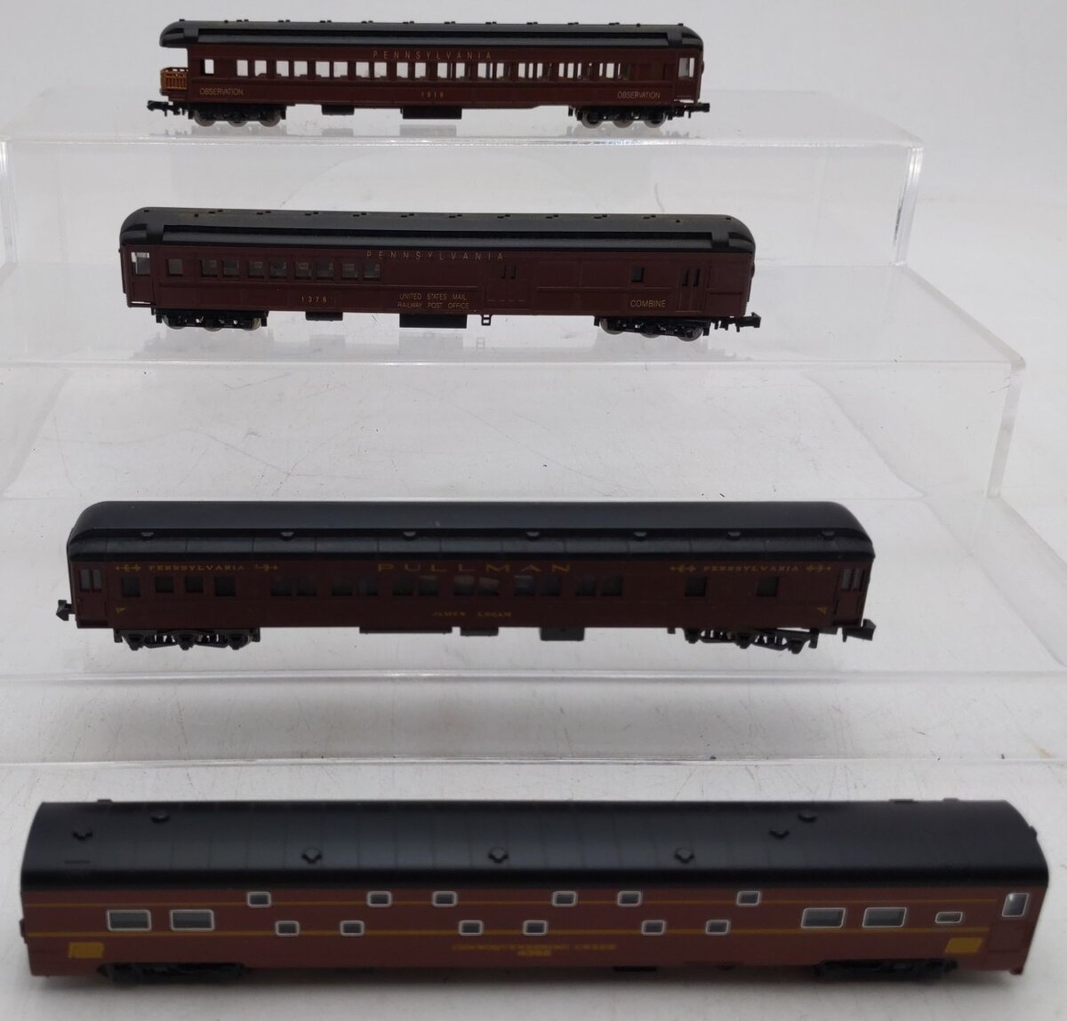 Lima, Atlas & Kato N Scale Assorted Passenger Cars: #1376, 4366, 1919 [4] EX