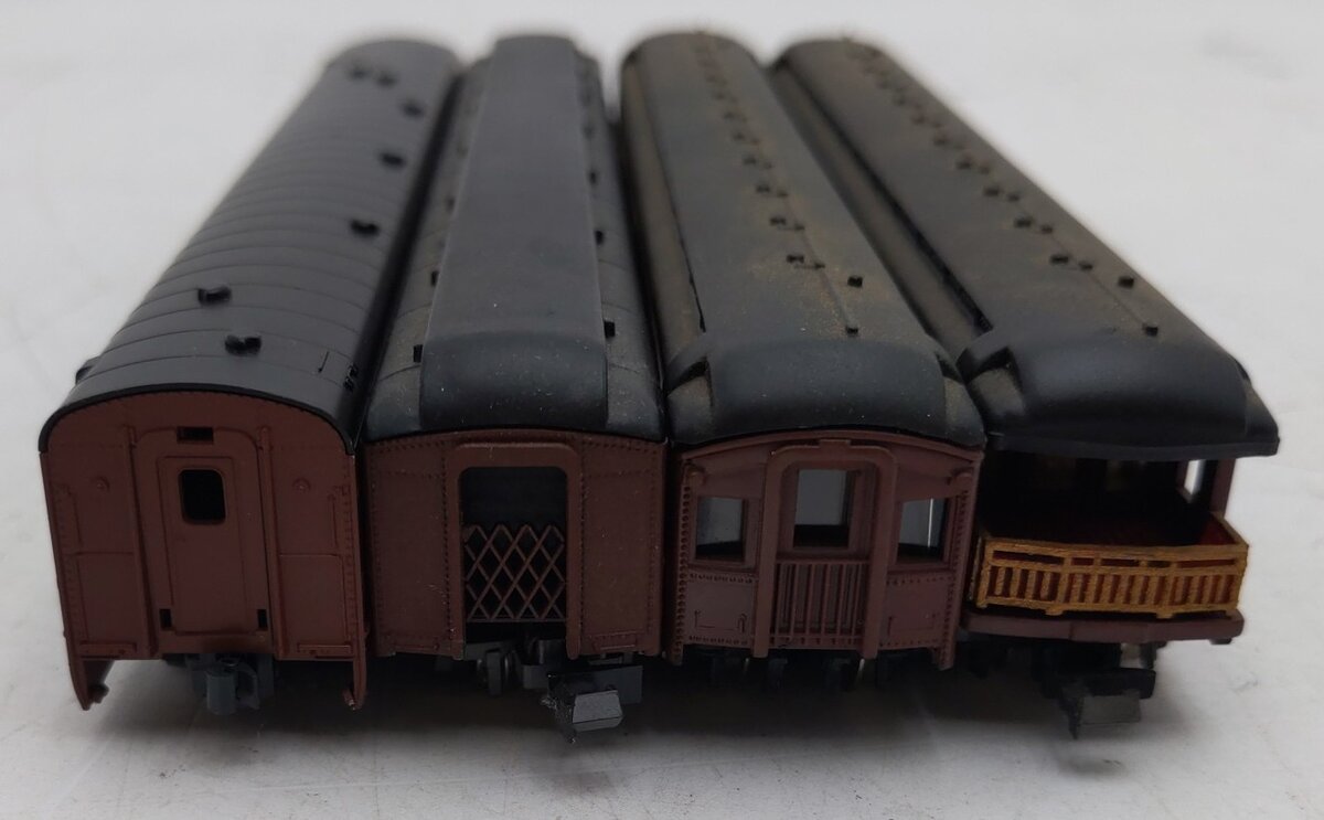 Lima, Atlas & Kato N Scale Assorted Passenger Cars: #1376, 4366, 1919 [4] EX
