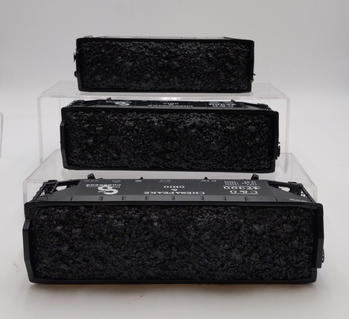 Lionel 6-27973 O Gauge Chesapeake & Ohio Scale Offset Hopper Set (Set of 3)