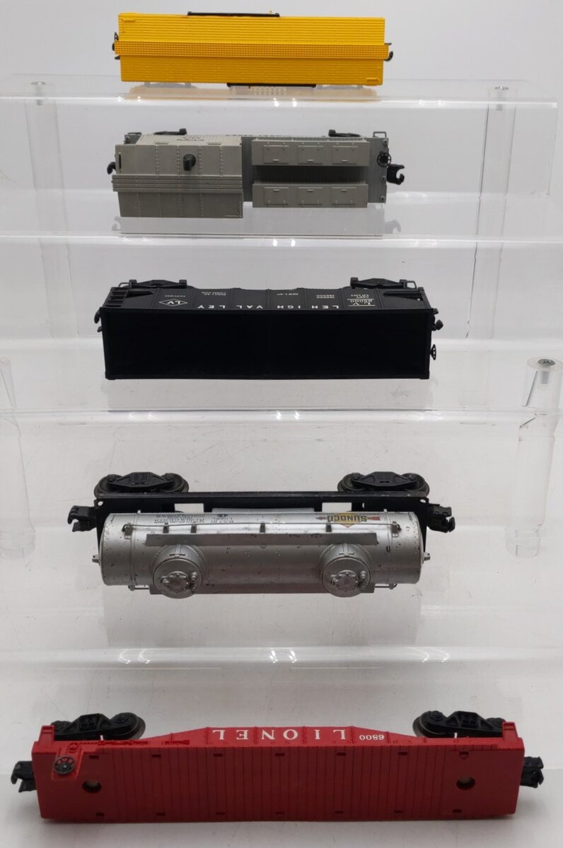 Lionel Vintage O Gauge Freight Cars #6800,6465,6419,25000,6656 [5] VG