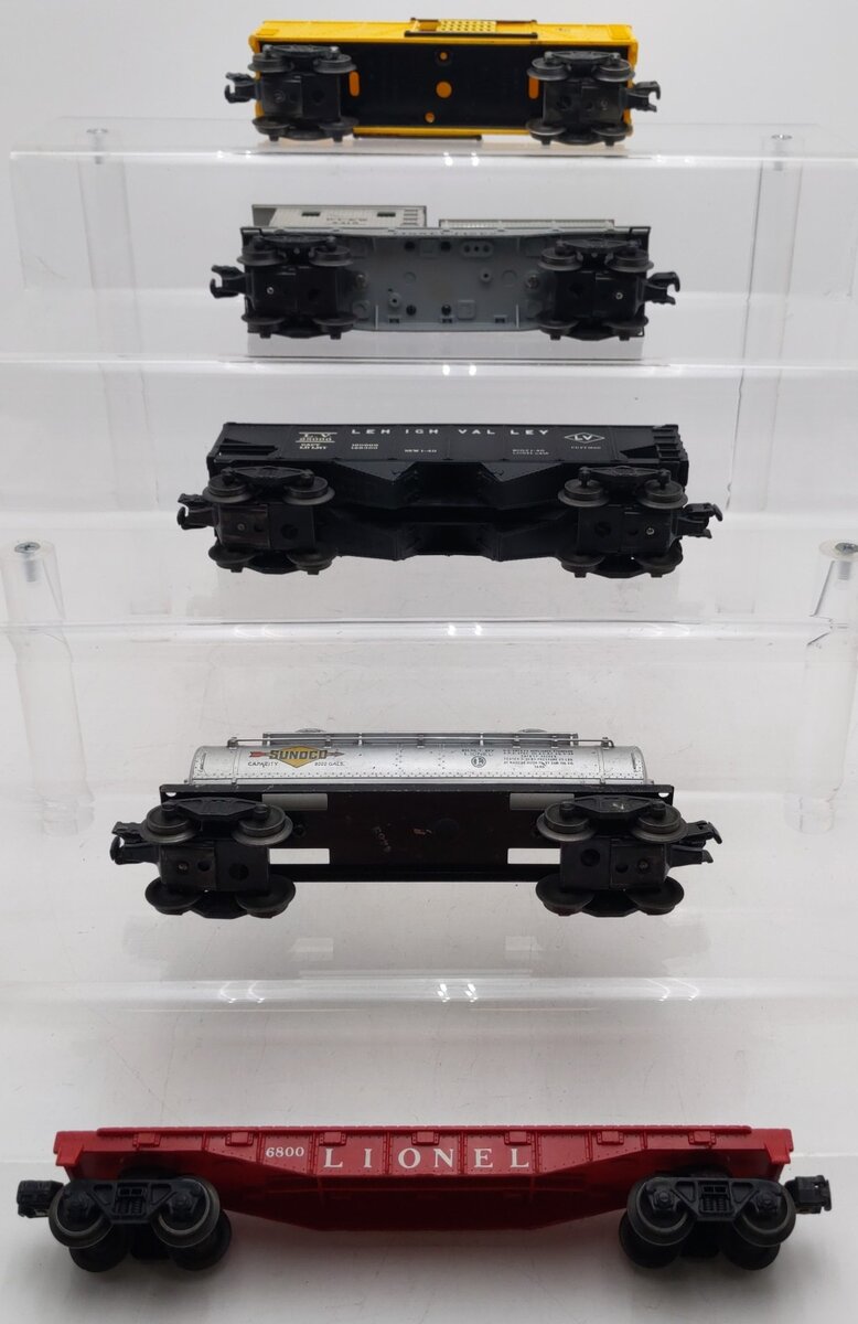 Lionel Vintage O Gauge Freight Cars #6800,6465,6419,25000,6656 [5] VG