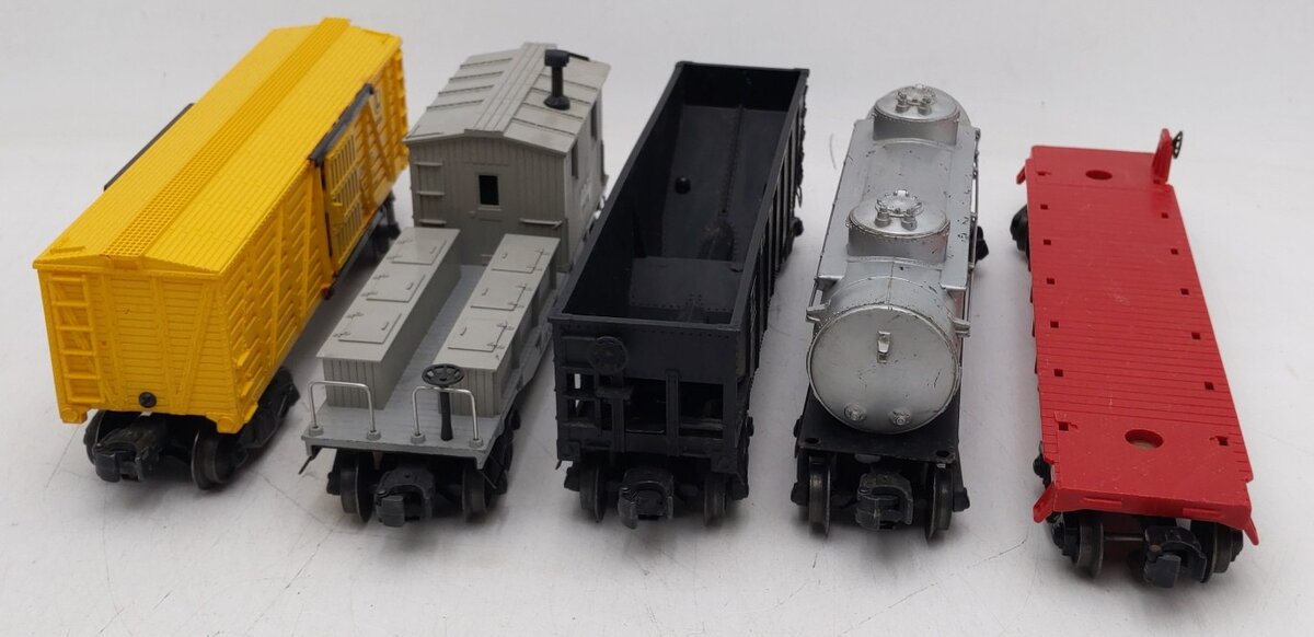 Lionel Vintage O Gauge Freight Cars #6800,6465,6419,25000,6656 [5] VG