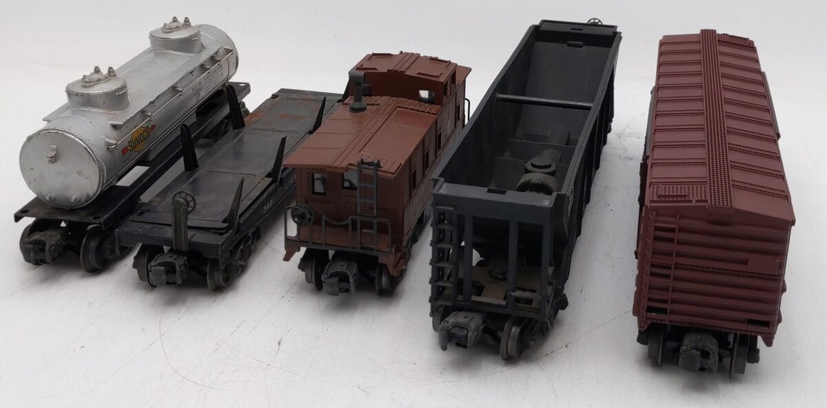 Lionel Vintage O Gauge Freight Cars #3484,3461,6465,64361,6457 [5] VG
