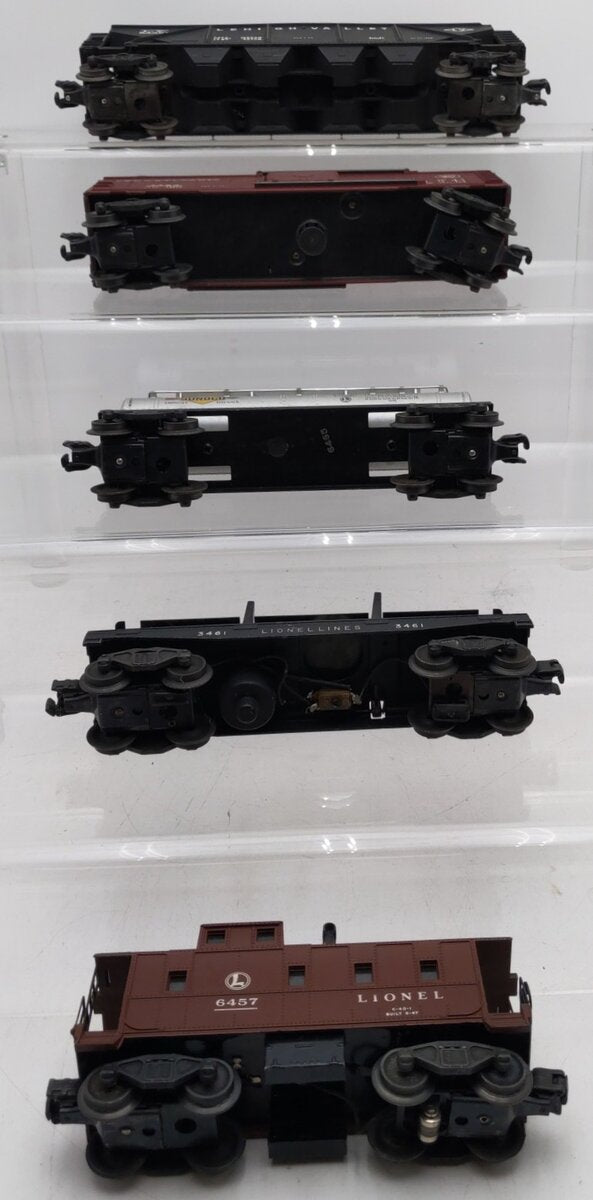 Lionel Vintage O Gauge Freight Cars #3484,3461,6465,64361,6457 [5] VG