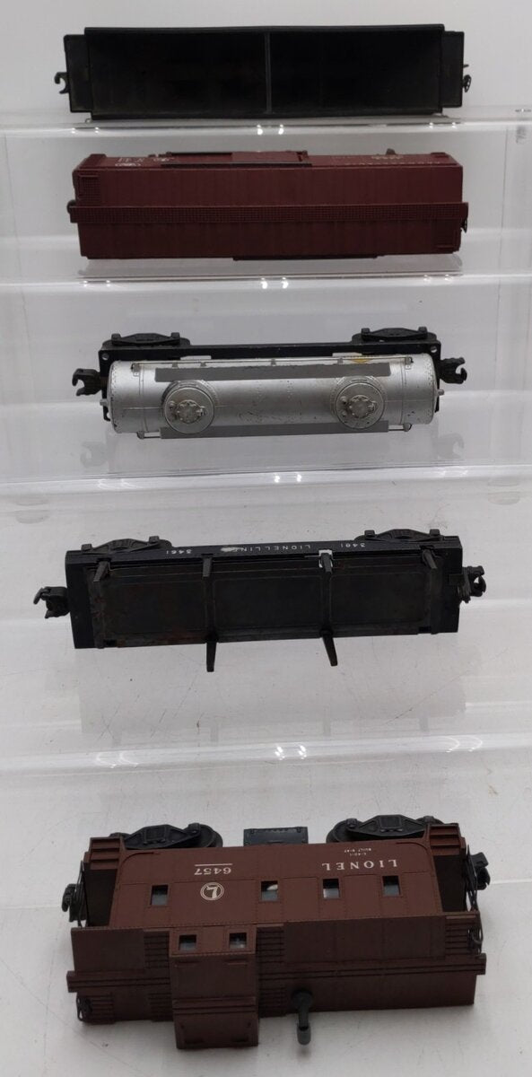 Lionel Vintage O Gauge Freight Cars #3484,3461,6465,64361,6457 [5] VG