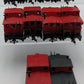 Mantua HO Scale Assorted CUSTOM Cabooses: 845692, 526, 67, 758, 334, 309 [10] VG