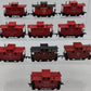 Mantua HO Scale Assorted CUSTOM Cabooses: 845692, 526, 67, 758, 334, 309 [10] VG