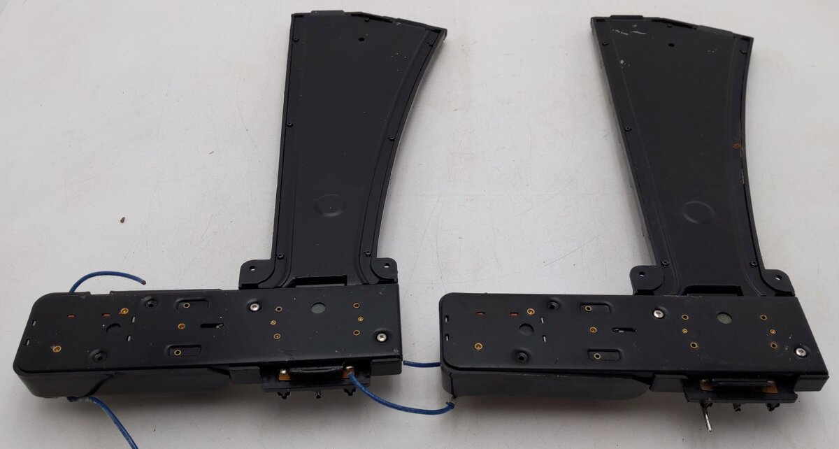 Lionel 6-5166 O Gauge Left Hand O72 Remote Switch/Turnout (Pair of 2) VG