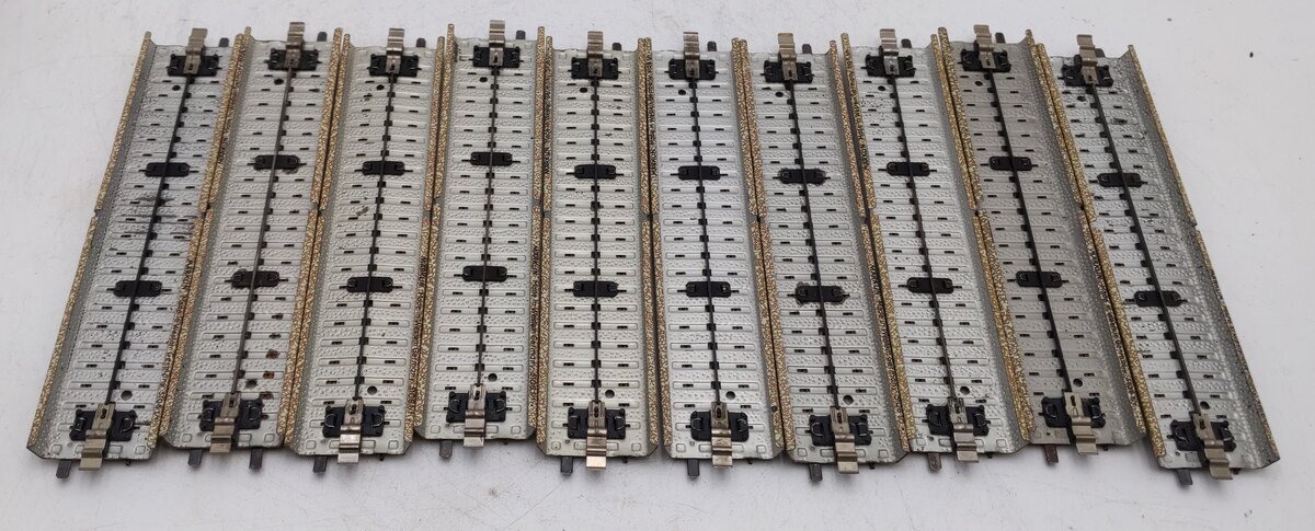 Marklin 5106 HO M Track Metal Straight Track (Box of 10) VG/Box