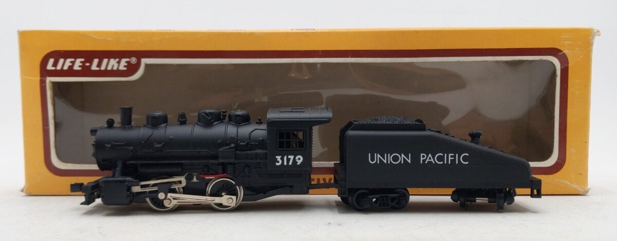 Life-Like 8388 HO Scale Union Pacific 0-4-0 Steam Locomotive & Tender #3179 LN/Box