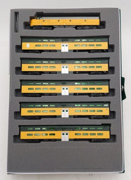 Kato 106-104 C&NW N Gauge Diesel Passenger Train Set LN/Box