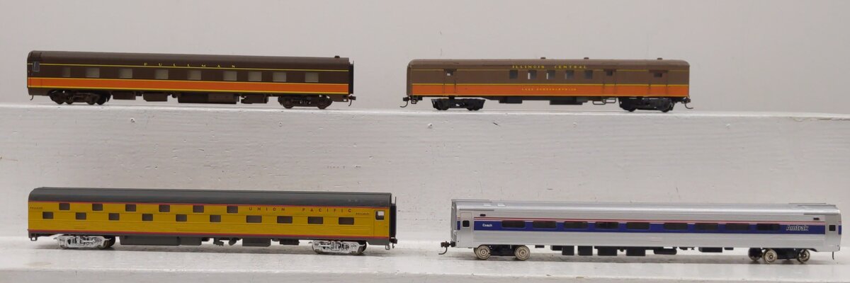 HO Scale Pullman & Other Assorted Passenger Cars [4] VG