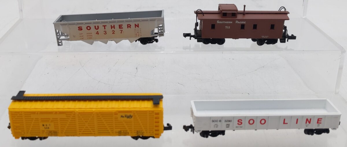 Model Power & Micro-Trains N Scale Freight Cars: #711, 508, 4327, 63290 [4] EX/Box