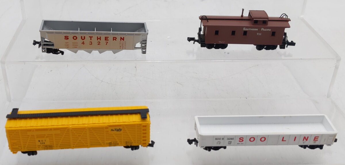Model Power & Micro-Trains N Scale Freight Cars: #711, 508, 4327, 63290 [4] EX/Box