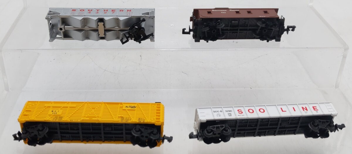 Model Power & Micro-Trains N Scale Freight Cars: #711, 508, 4327, 63290 [4] EX/Box
