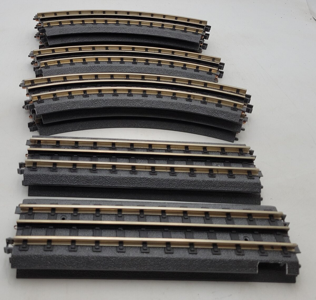 MTH 40-1001 & 40-1002 O Scale RealTrax Hollow Rails Track Sections [11] EX