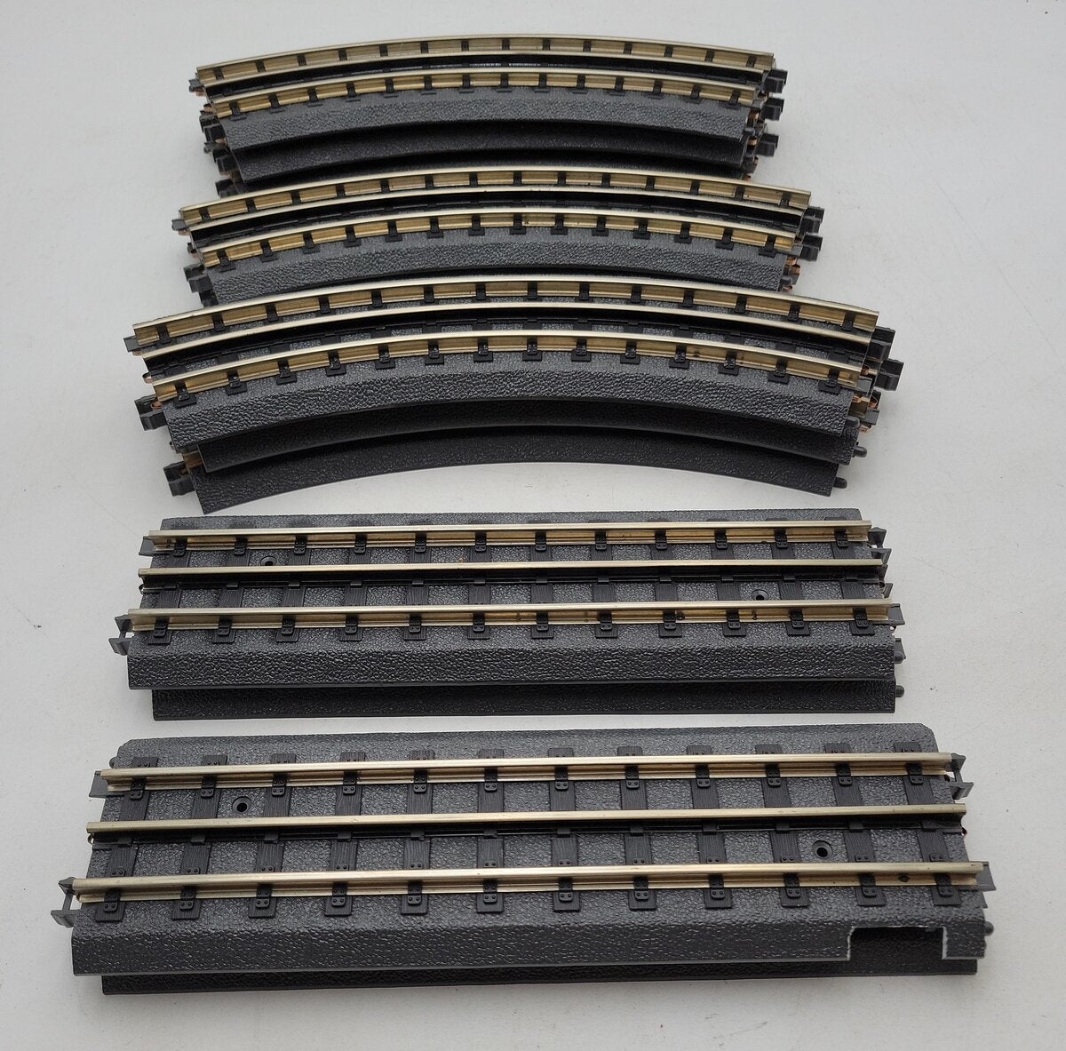 MTH 40-1001 & 40-1002 O Scale RealTrax Hollow Rails Track Sections [11] EX
