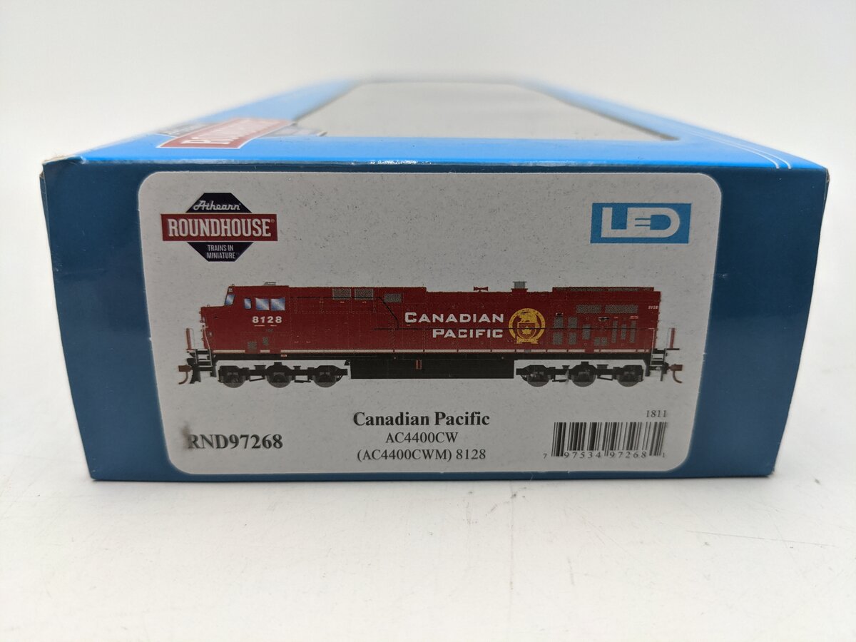 Roundhouse RND97268 HO Scale Canadian Pacific AC4400CW Diesel Engine #8128 EX/Box