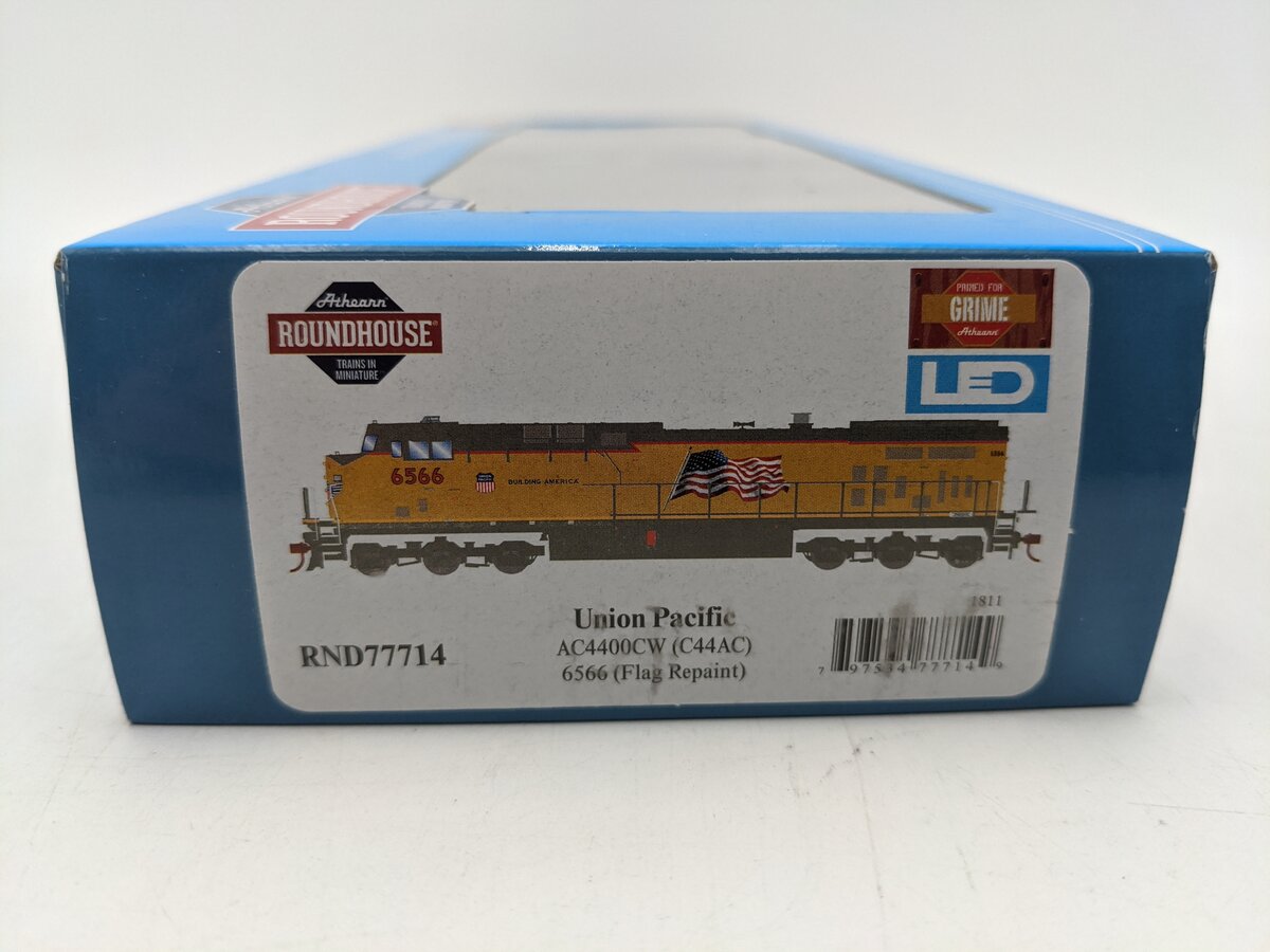 Roundhouse 77714 HO Union Pacific/Flag Repaint AC4400CW Diesel Locomotive #6566