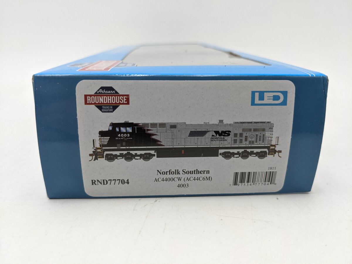 Roundhouse 77704 HO Norfolk Southern AC4400CW Diesel Locomotive #4003