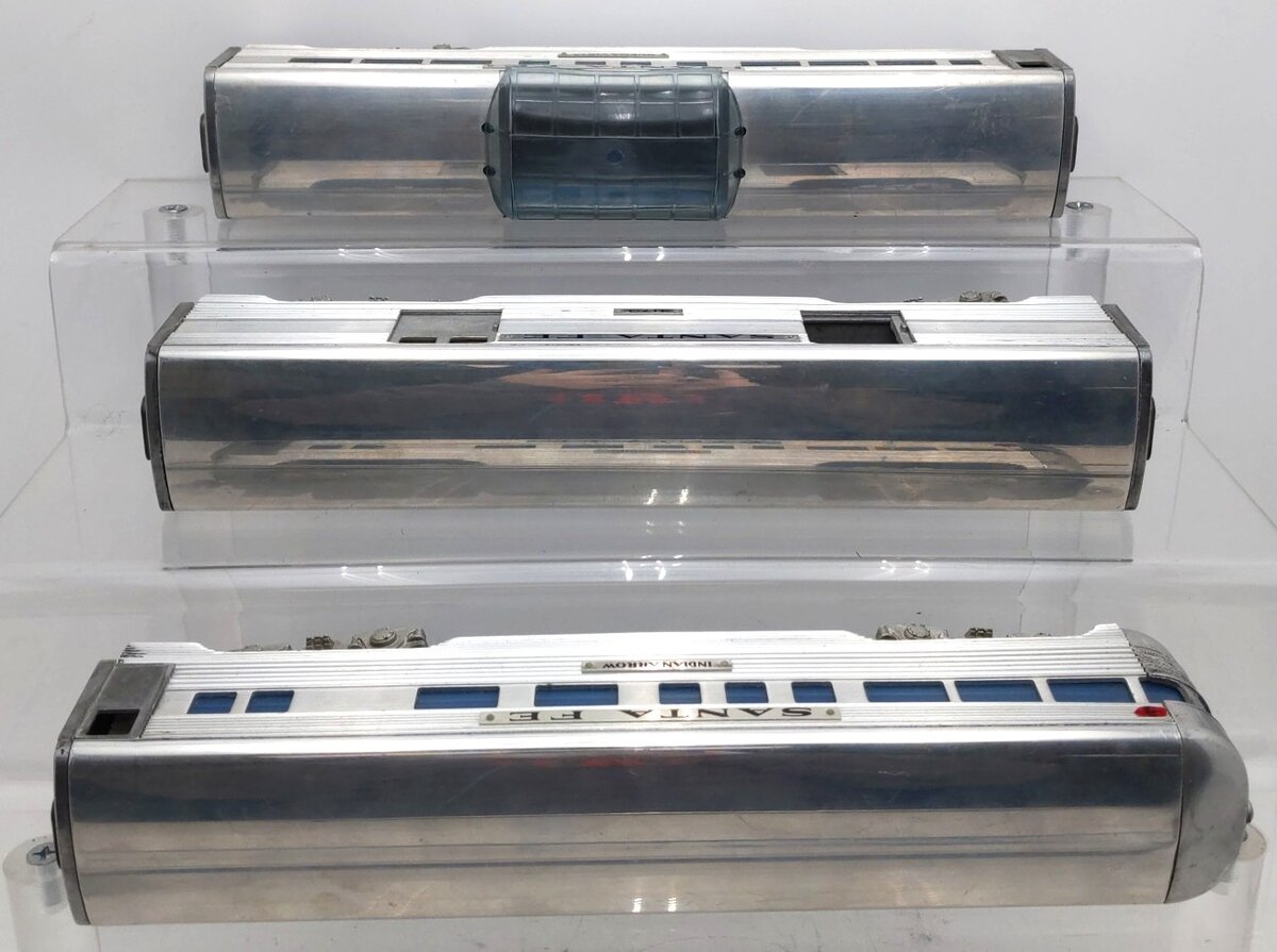 American Models Vintage O Gauge Santa Fe Passenger Cars  [3] VG