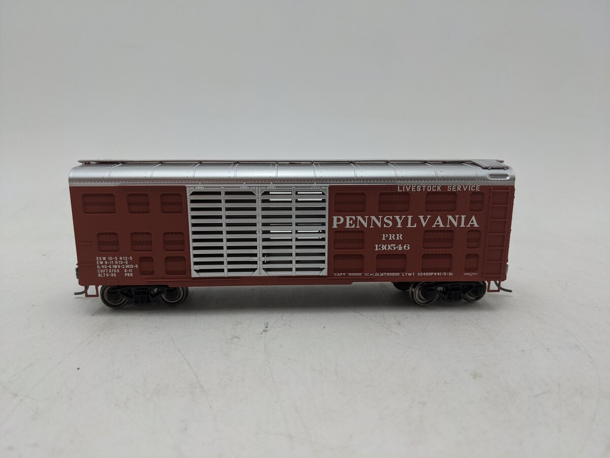 Bowser 41037 HO Pennsylvania Railroad Class K11 Stock Car #130546 LN/Box