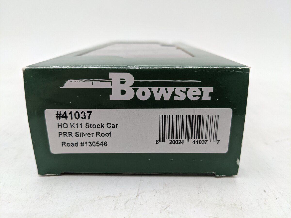 Bowser 41037 HO Pennsylvania Railroad Class K11 Stock Car #130546 LN/Box