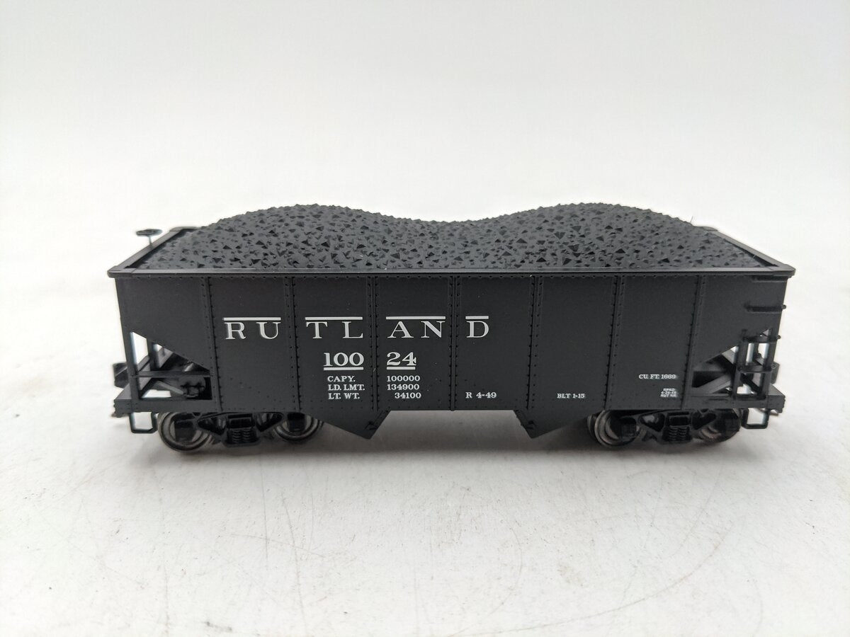 Bowser 41147 HO Rutland PRR Class GLa 2-Bay Open Hopper Executive Line #10024