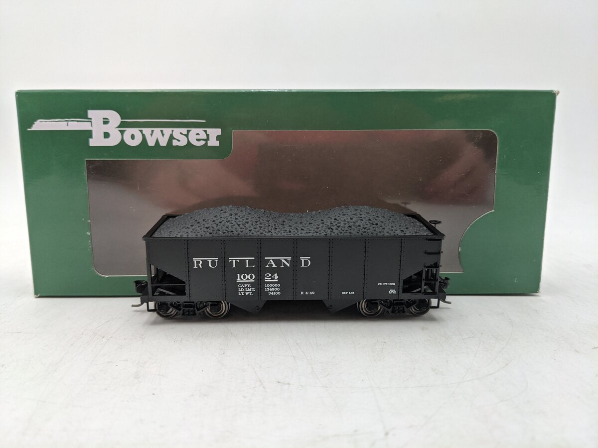 Bowser 41147 HO Rutland PRR Class GLa 2-Bay Open Hopper Executive Line #10024