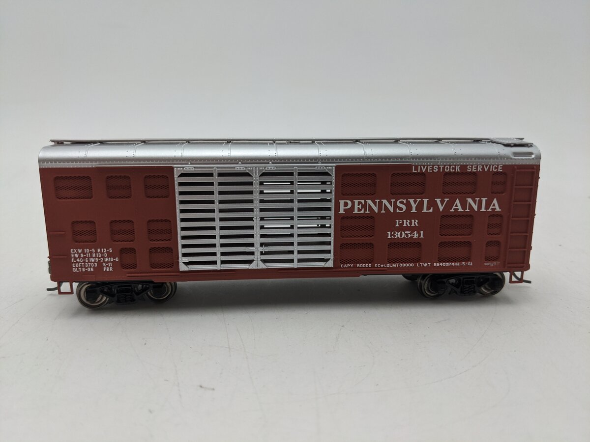 Bowser 41036 HO Pennsylvania Railroad Class K11 Stock Car #130541 EX/Box