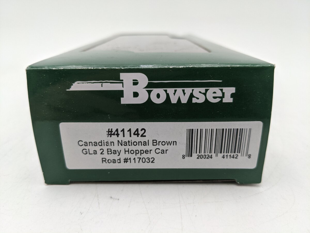 Bowser 41142 HO Canadian National PRR Class GLa 2-Bay Open Hopper #117032 EX/Box