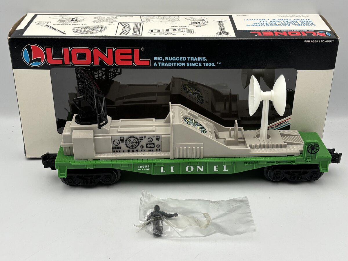 Lionel 6-16652 O Gauge Operating Radar Car EX/Box