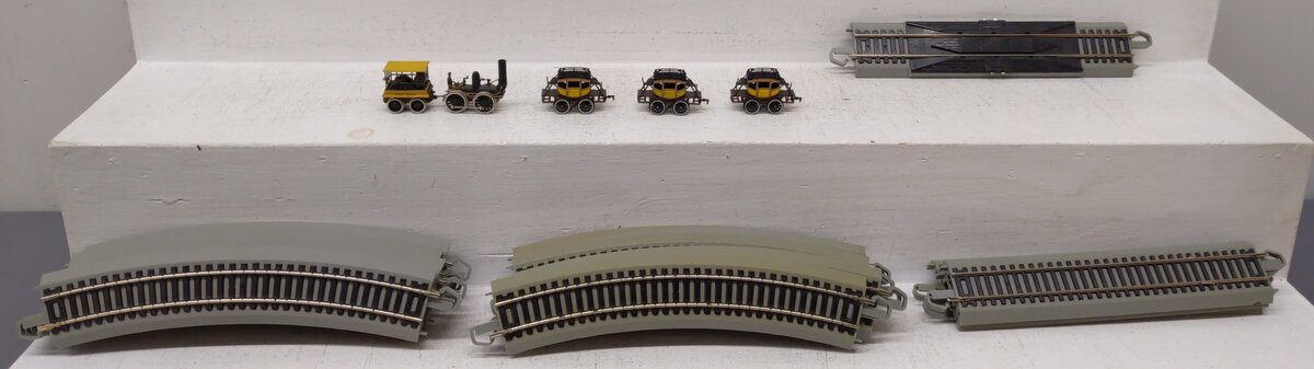 Bachmann 00641 HO Scale DeWitt Clinton Historic Steam Train Set EX/Box