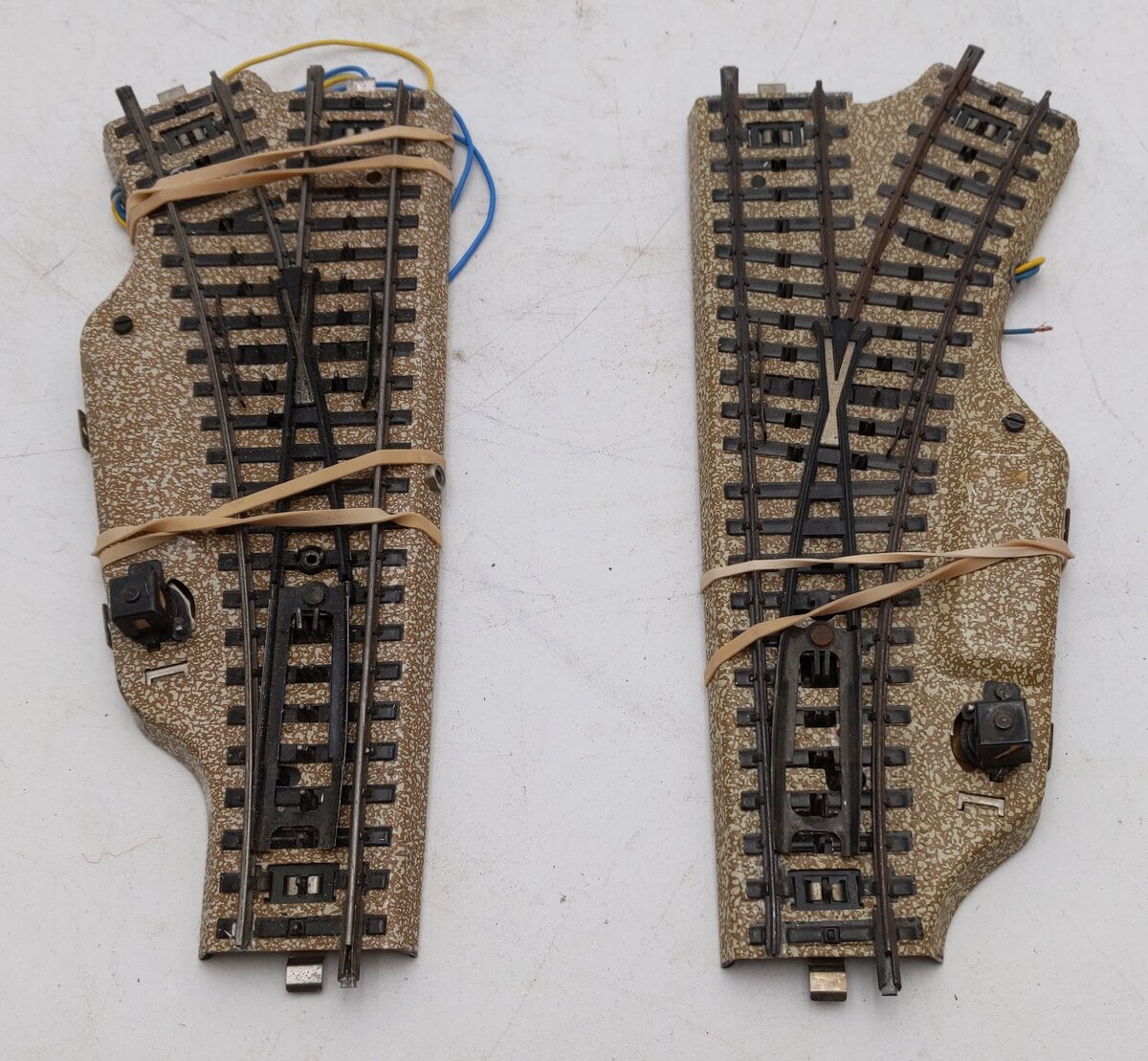 Marklin 5117 Marklin 5118 and 5119 M Track Switches (Pair) VG