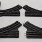Lionel O22 Vintage O Left-Hand & Right-Hand Electric Remote Switches [4] VG