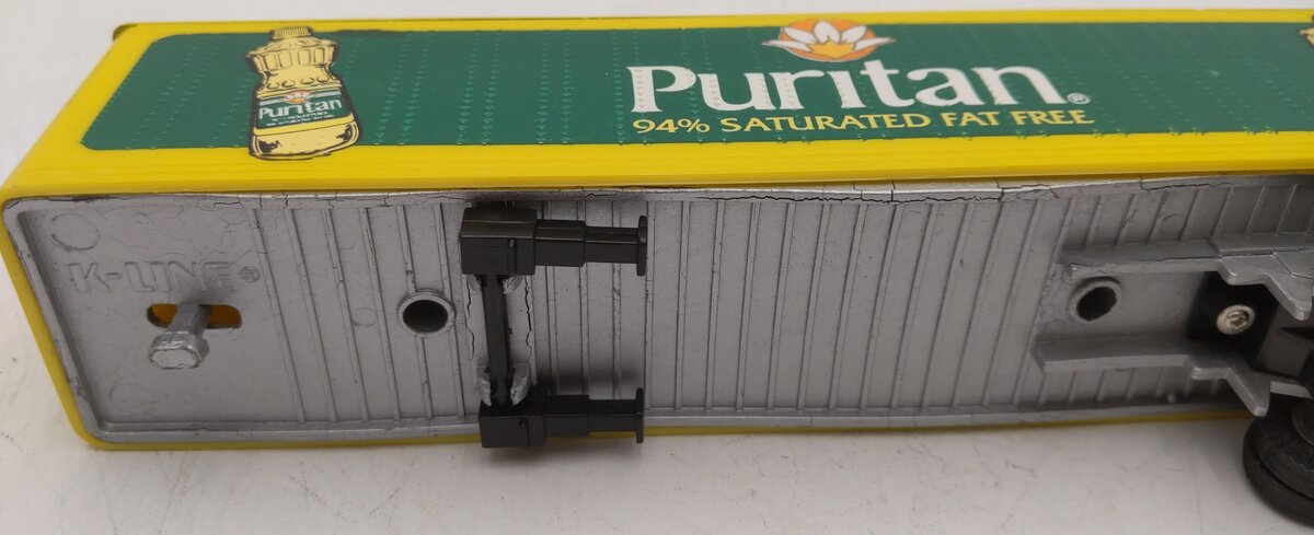 K-Line K22050 Puritan Flatcar w/Tractor Trailer VG/Box
