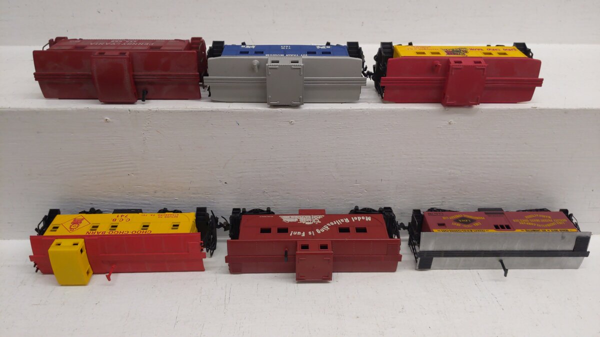 Mantua, Hobbyline, & Other HO Scale Assorted Cabooses: 1954, 792, 476993 [6] VG