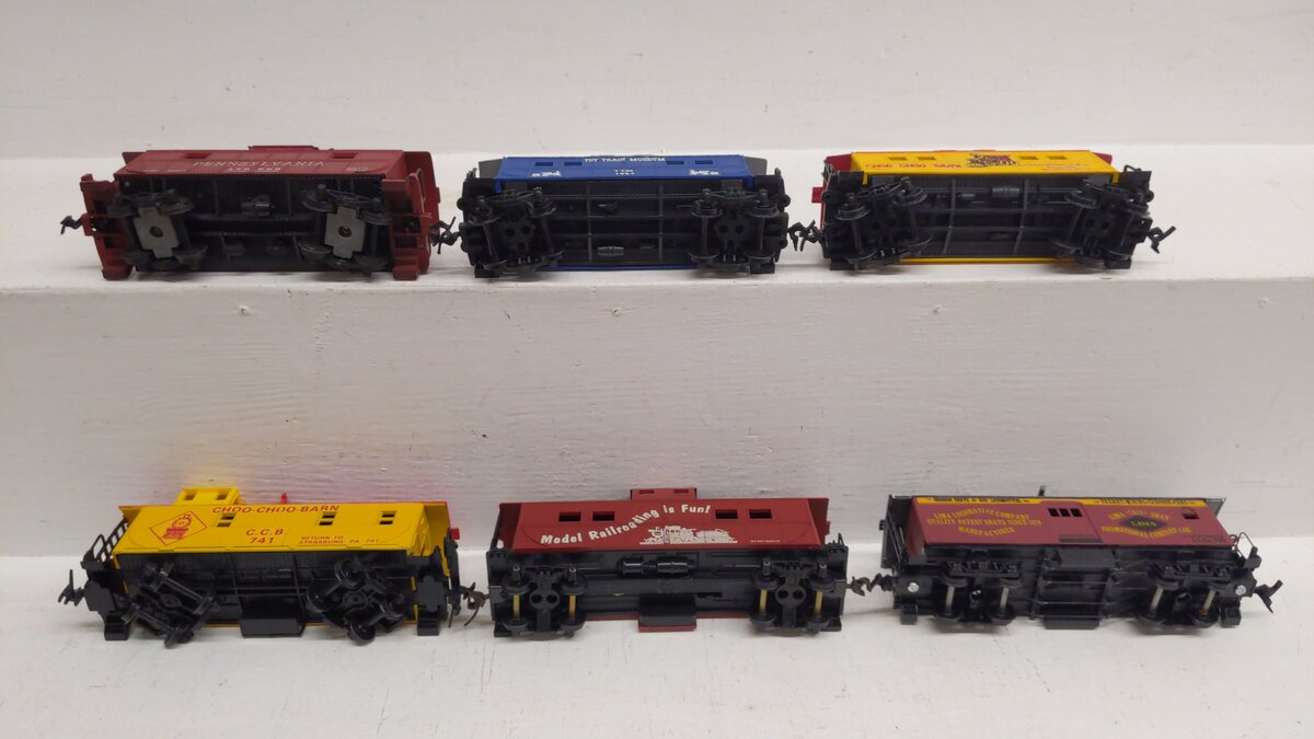 Mantua, Hobbyline, & Other HO Scale Assorted Cabooses: 1954, 792, 476993 [6] VG