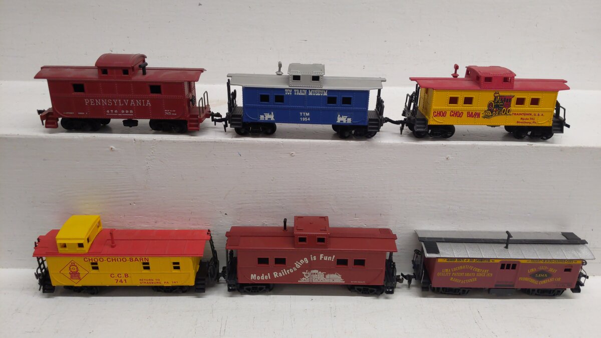 Mantua, Hobbyline, & Other HO Scale Assorted Cabooses: 1954, 792, 476993 [6] VG