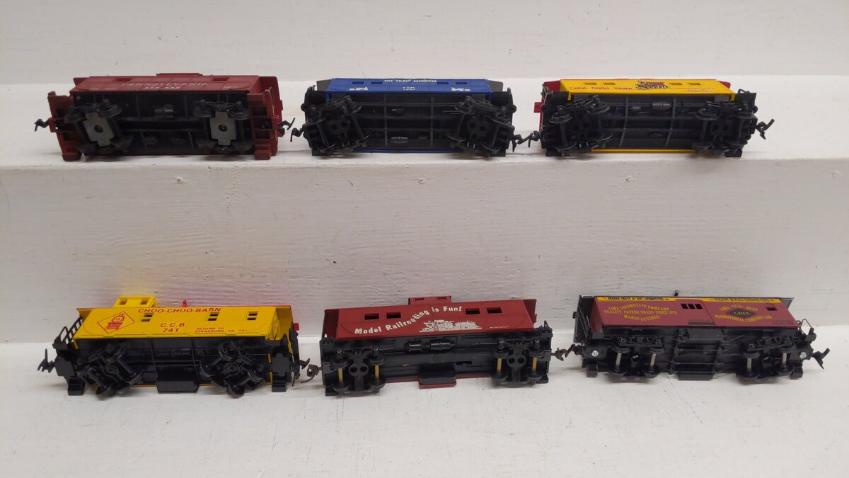 Mantua, Hobbyline, & Other HO Scale Assorted Cabooses: 1954, 792, 476993 [6] VG