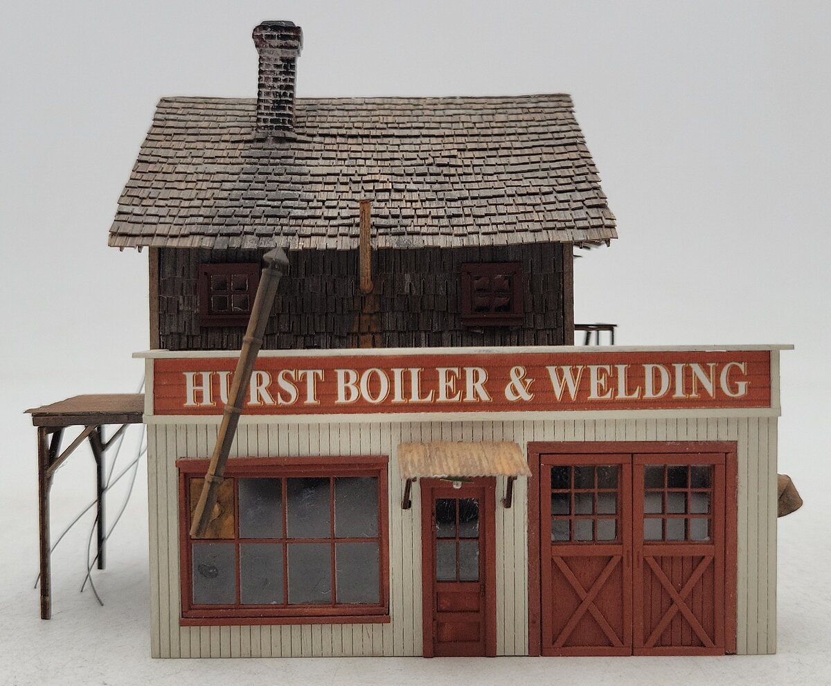 Bar Mills 3 HO Hurst Boiler and Welding Model Building Kit-Assembled EX