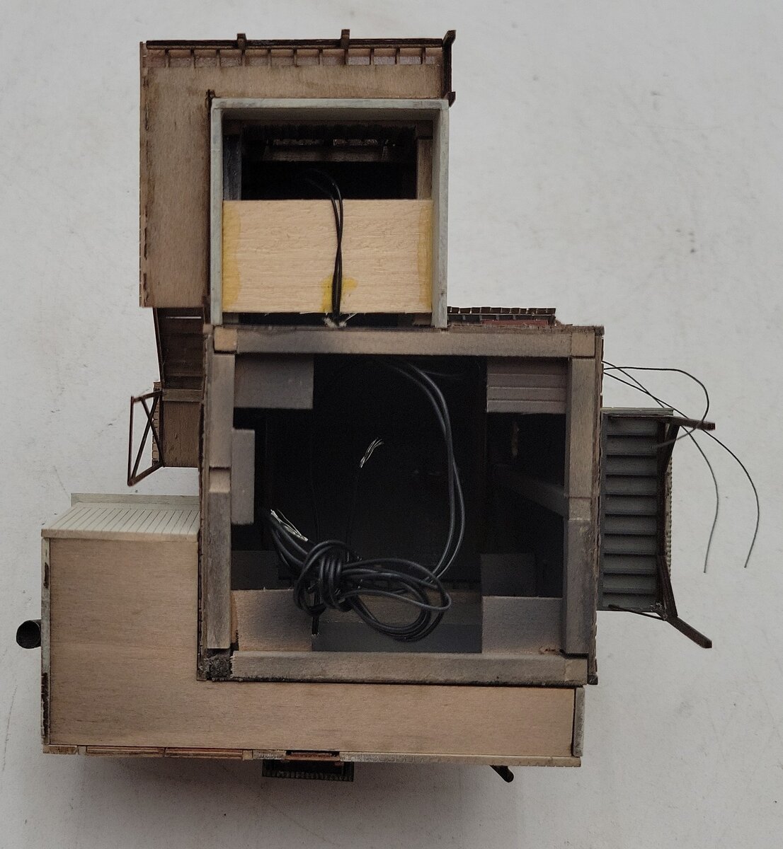 Bar Mills 3 HO Hurst Boiler and Welding Model Building Kit-Assembled EX