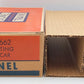 Lionel 3662 Vintage O Operating Milk Car - EMPTY BOX ONLY EX/Box