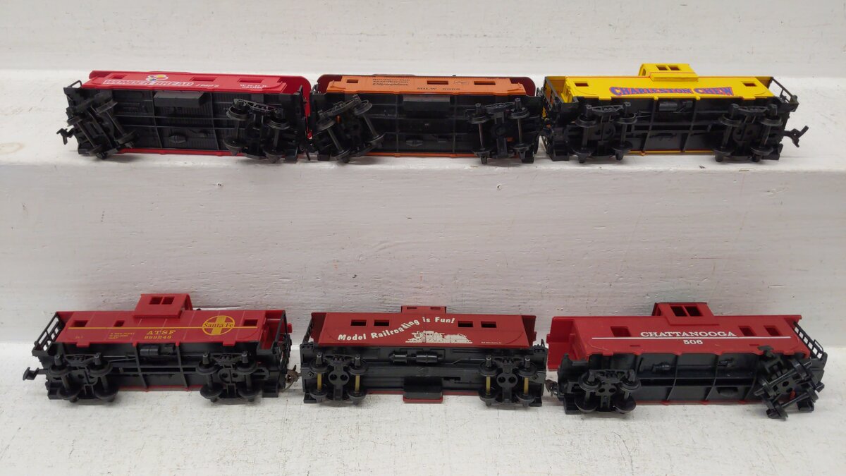 Tyco, Mantua, & Other HO Scale Assorted Cabooses: 506, 6008, 999246, 057090 [6] VG