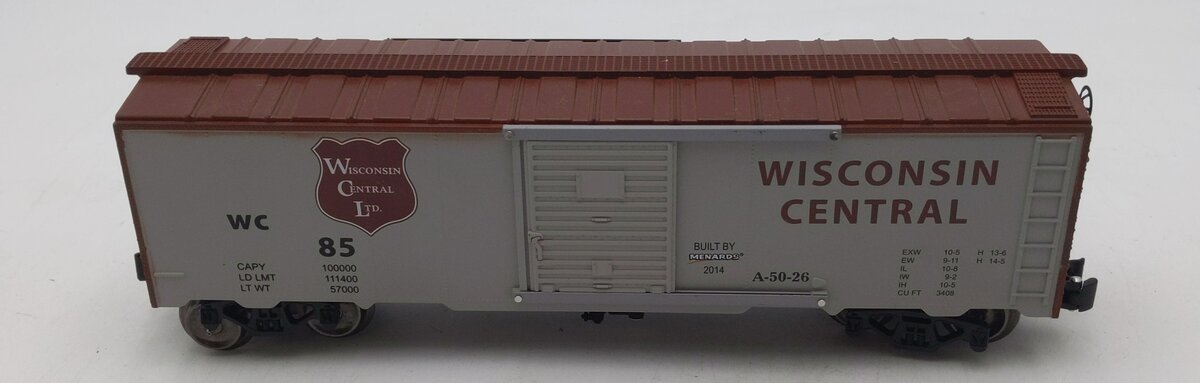 Menards O Gauge Assorted Maine central & Wisconsin Central Freight Cars #85 [3]
